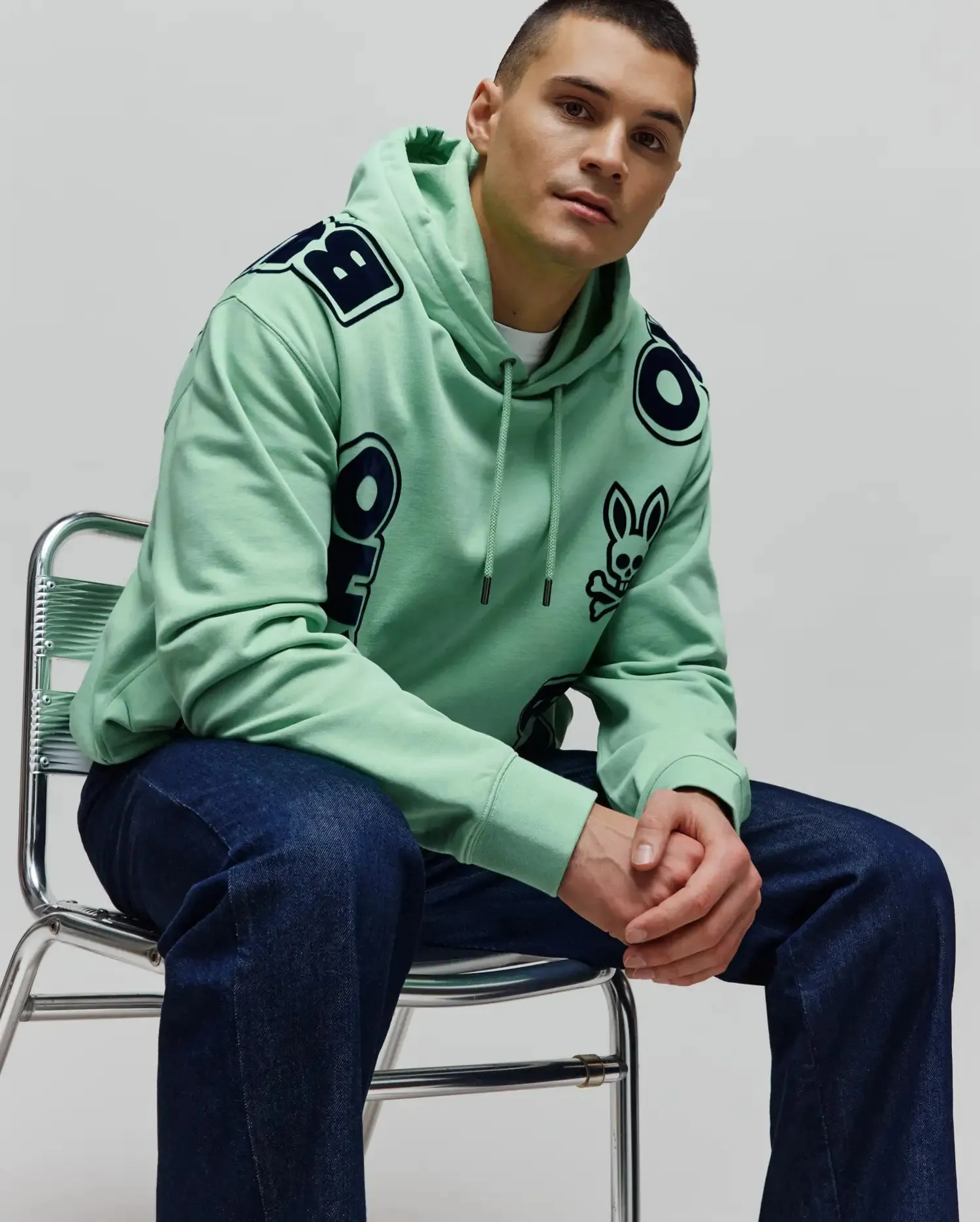 MENS TOBY OVERSIZED HOODIE - MT0500133 sold by Psycho Bunny product image thumbnail 5