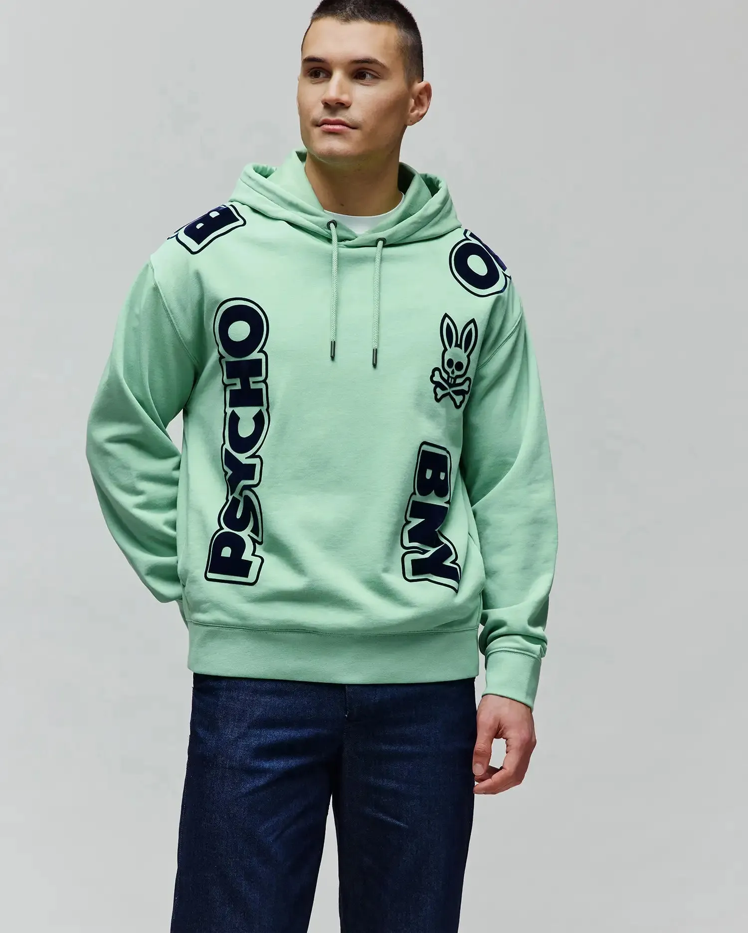 MENS TOBY OVERSIZED HOODIE - MT0500133 sold by Psycho Bunny