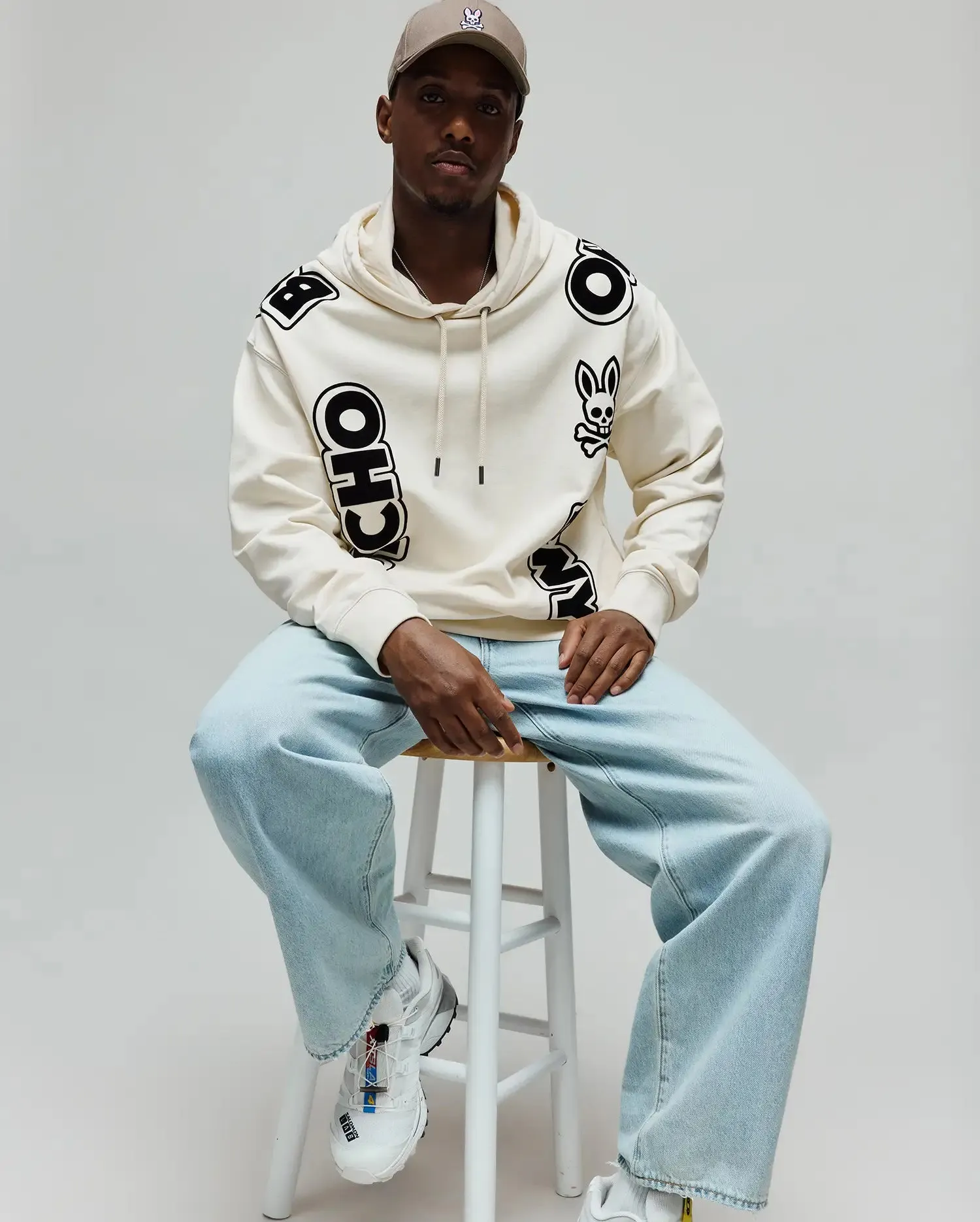 MENS TOBY OVERSIZED HOODIE - MT0500133 sold by Psycho Bunny product image thumbnail 2