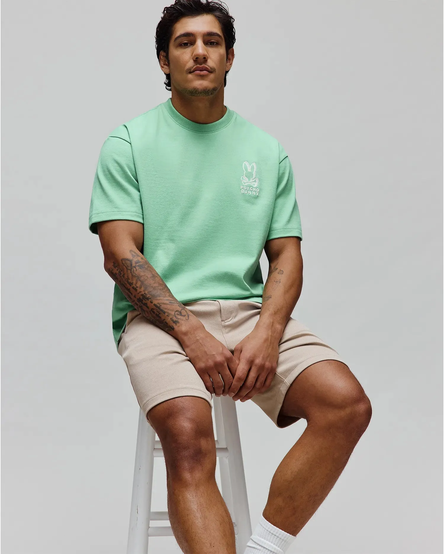 MENS TOBY OVERSIZED TEE - MT0200323 sold by Psycho Bunny product image thumbnail 3