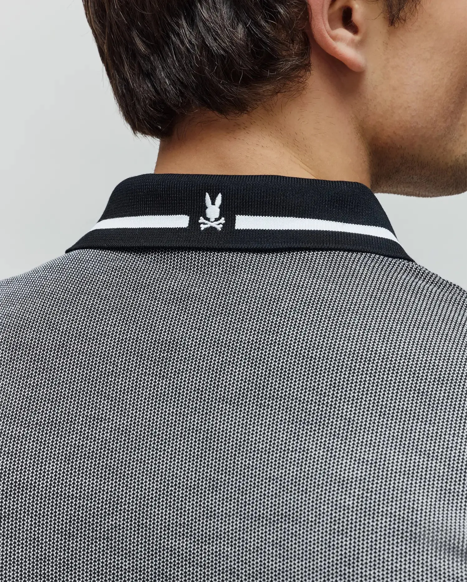 JOSIAH JOHNNY COLLAR JACQUARD POLO - MT0100234 sold by Psycho Bunny product image thumbnail 2