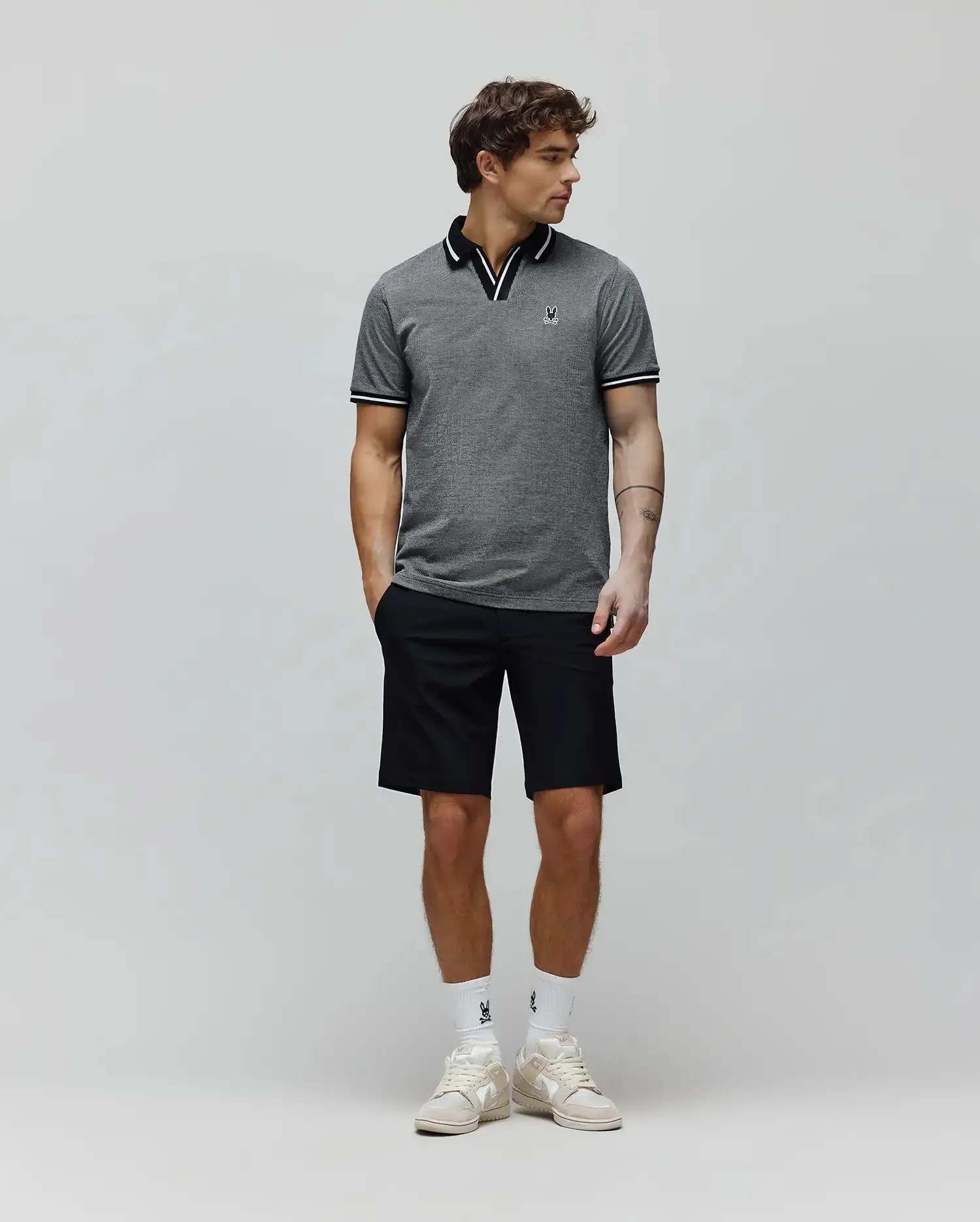 JOSIAH JOHNNY COLLAR JACQUARD POLO - MT0100234 sold by Psycho Bunny product image thumbnail 4
