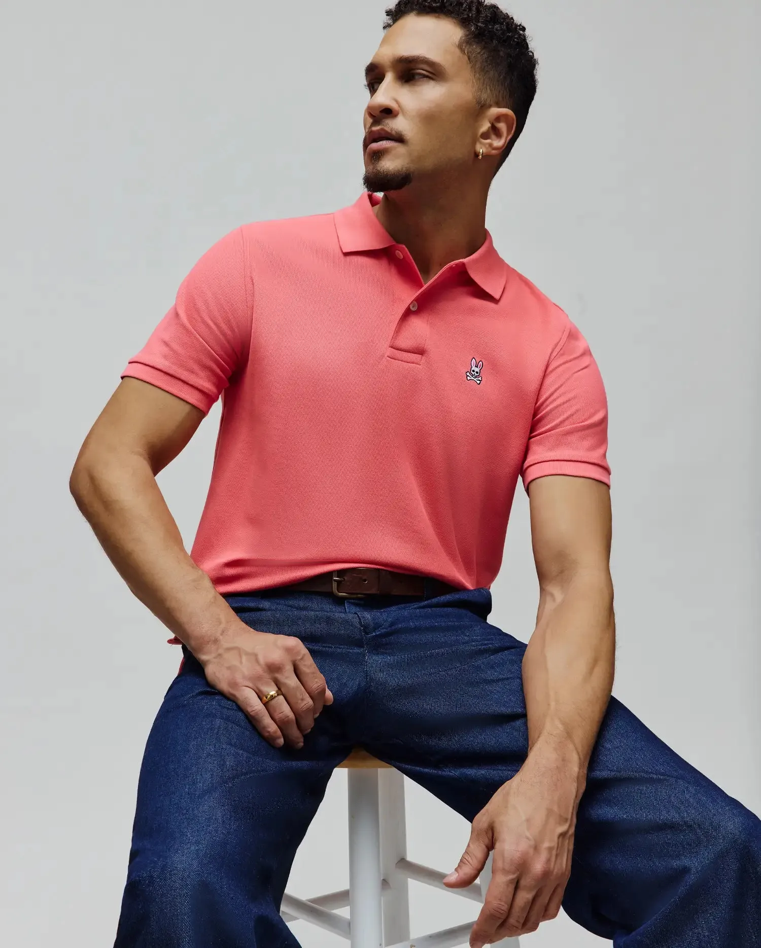 MENS CLASSIC PIQUE POLO - B6K001F200 sold by Psycho Bunny product image thumbnail 5