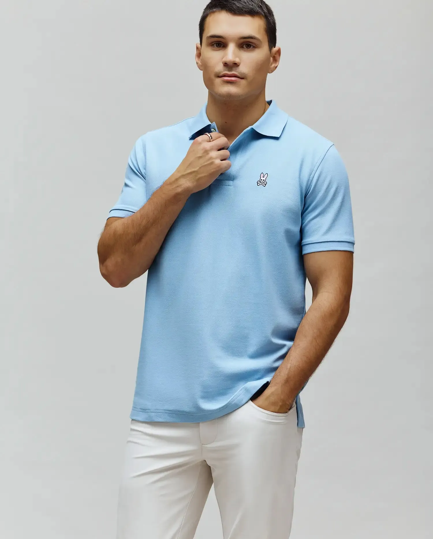 MENS CLASSIC PIQUE POLO - B6K001F200 sold by Psycho Bunny