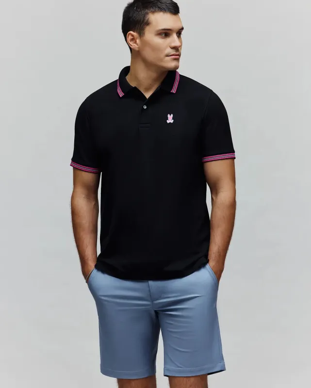 MENS CLARK PIQUE POLO - MT0100127 sold by Psycho Bunny