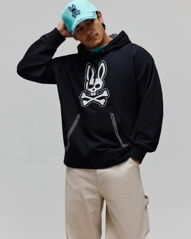 MENS LUKE PAISLEY OVERSIZED HOODIE - MT0500125 made by Psycho Bunny