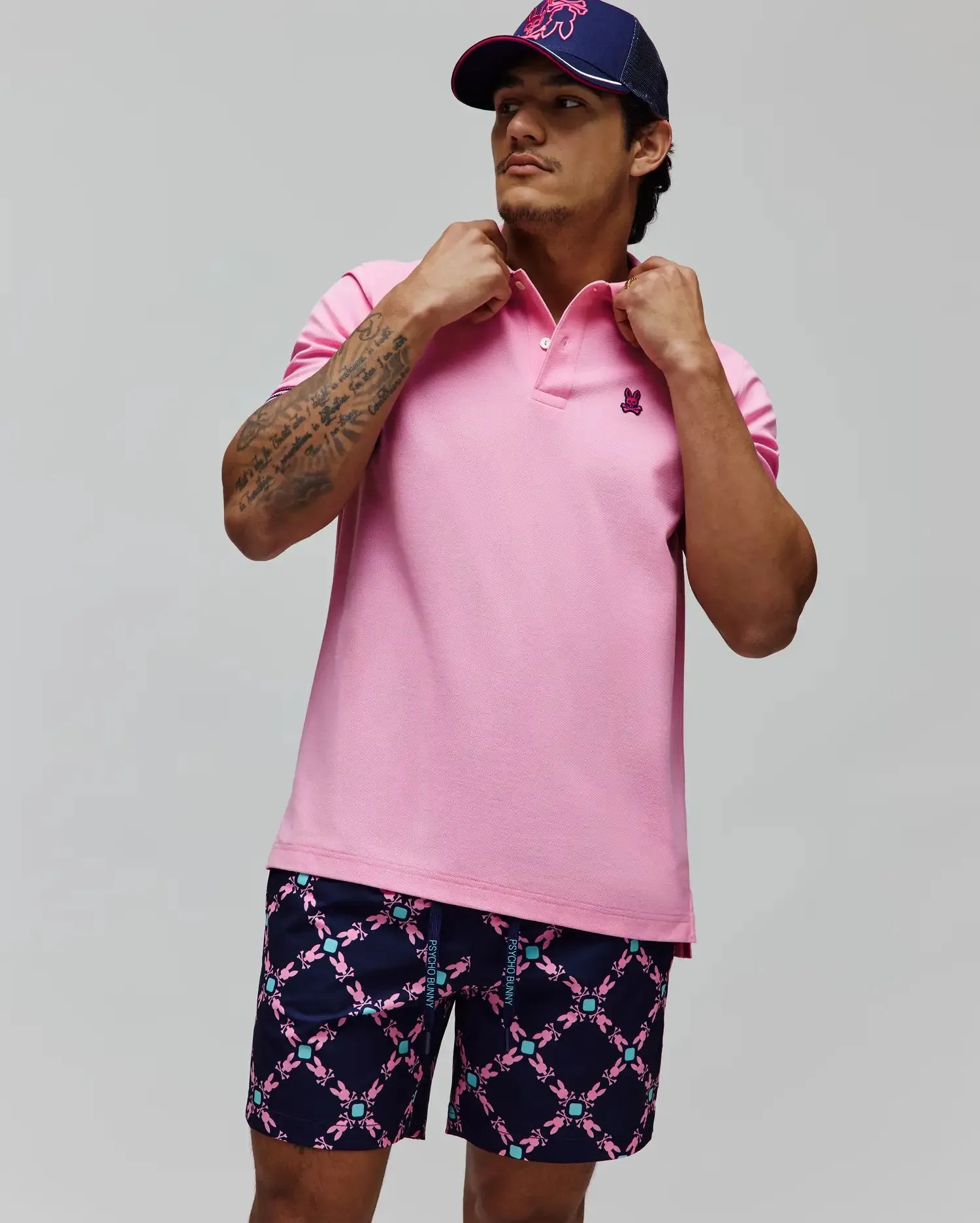 MENS CLARK PIQUE POLO - MT0100127 sold by Psycho Bunny