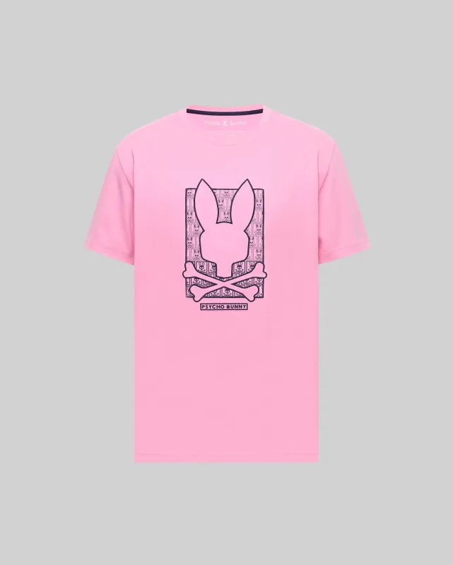 MENS KEON EMBROIDERED GRAPHIC TEE - MT0200403 made by Psycho Bunny