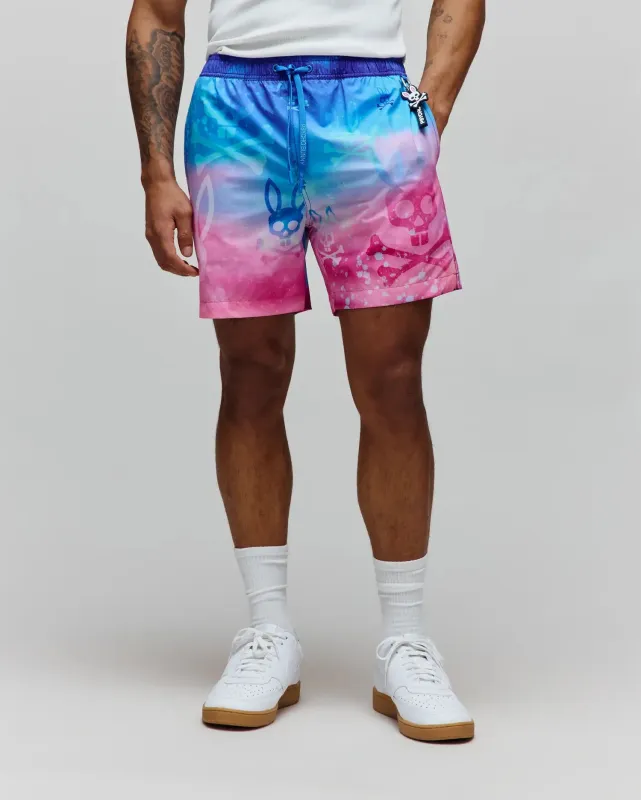 MENS CASPIAN  SWIM TRUNK 6" - MB1000060 made by Psycho Bunny