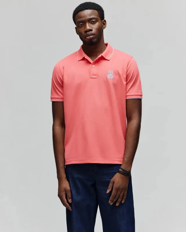 MENS LACHLAN PIQUE POLO - MT0100260 made by Psycho Bunny