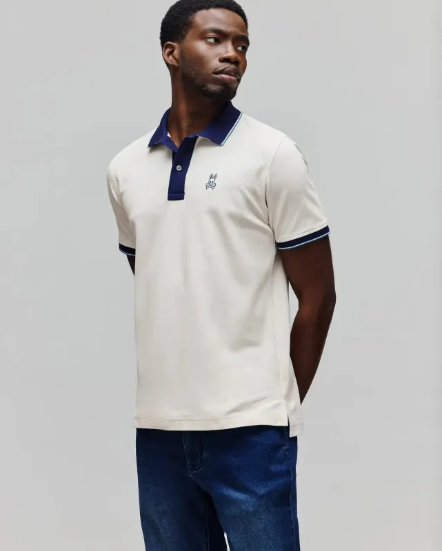 MENS EDGAR PIQUE POLO - MT0100126 made by Psycho Bunny