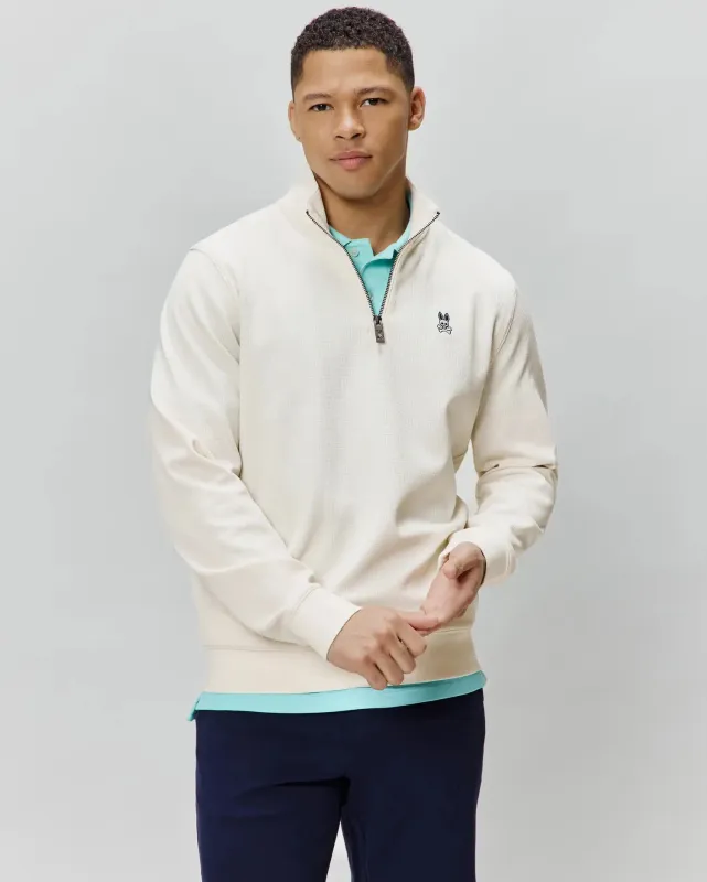 MENS MAXTON WAFFLE 1/4 ZIP - MT0500253 made by Psycho Bunny