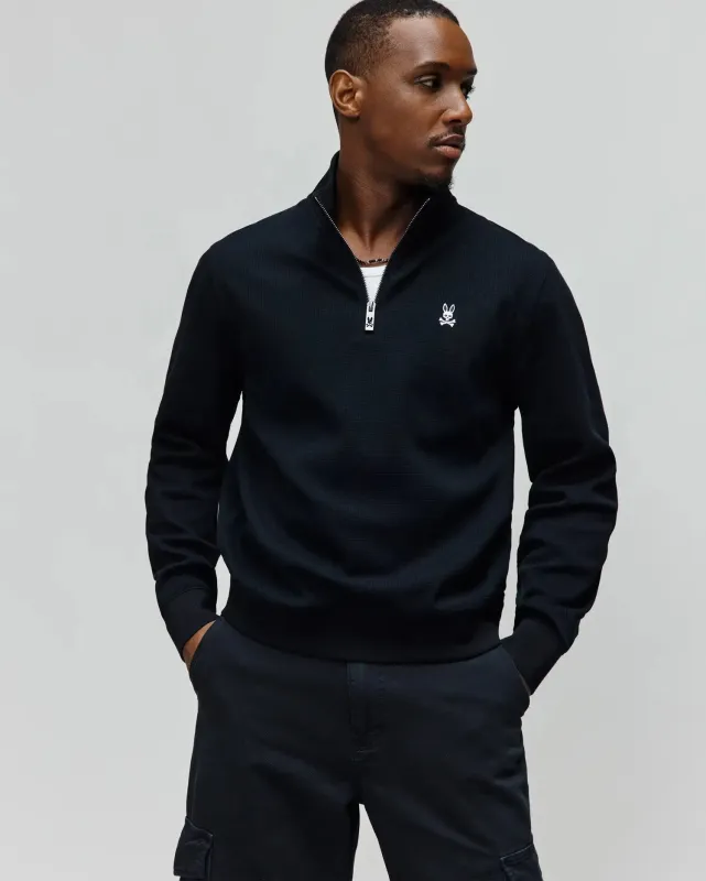 MENS MAXTON WAFFLE 1/4 ZIP - MT0500253 made by Psycho Bunny