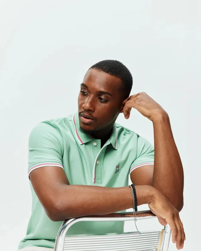 MENS FAYE PIQUE POLO - MT0100267 made by Psycho Bunny