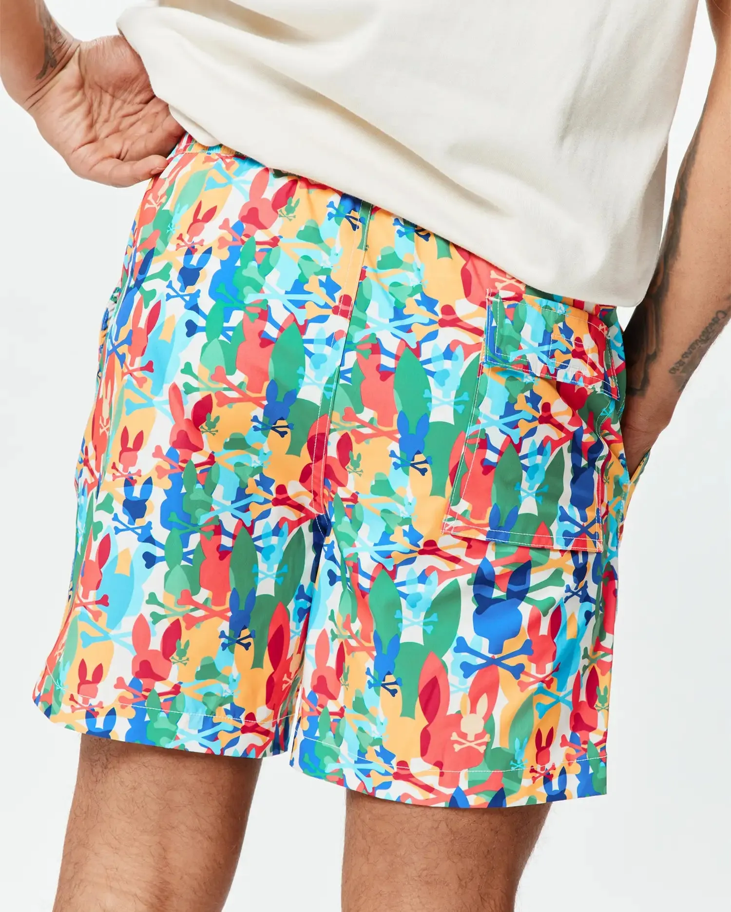 MENS TANNER SWIM TRUNK 6" - MB1000072 sold by Psycho Bunny product image thumbnail 3