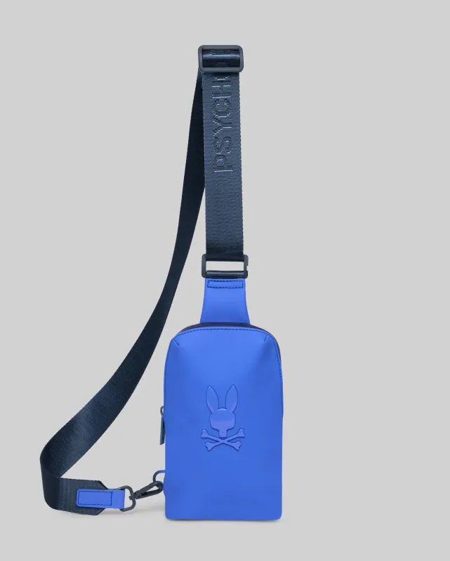 RUBBERIZED CROSSBODY BAG - MO2400079 made by Psycho Bunny