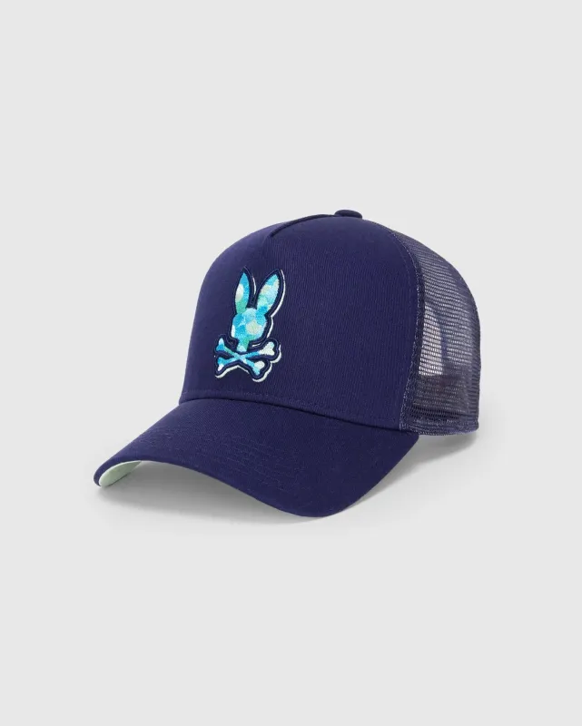 MENS ETHAN TRUCKER CAP - MO1500109 made by Psycho Bunny