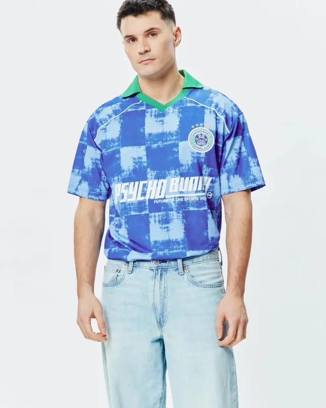 MENS MICAH OVERSIZED SOCCER JERSEY - MT0200432 made by Psycho Bunny