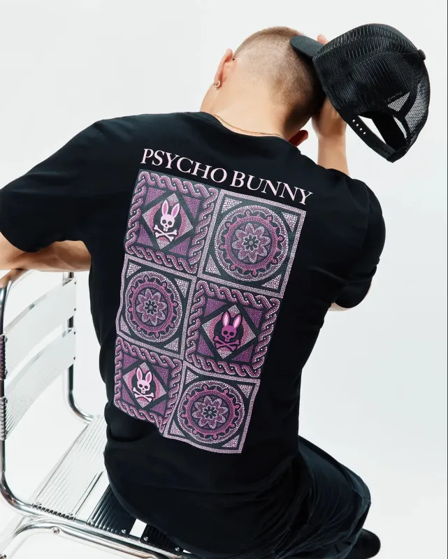 MENS FRANK BACK GRAPHIC TEE - MT0200293 made by Psycho Bunny