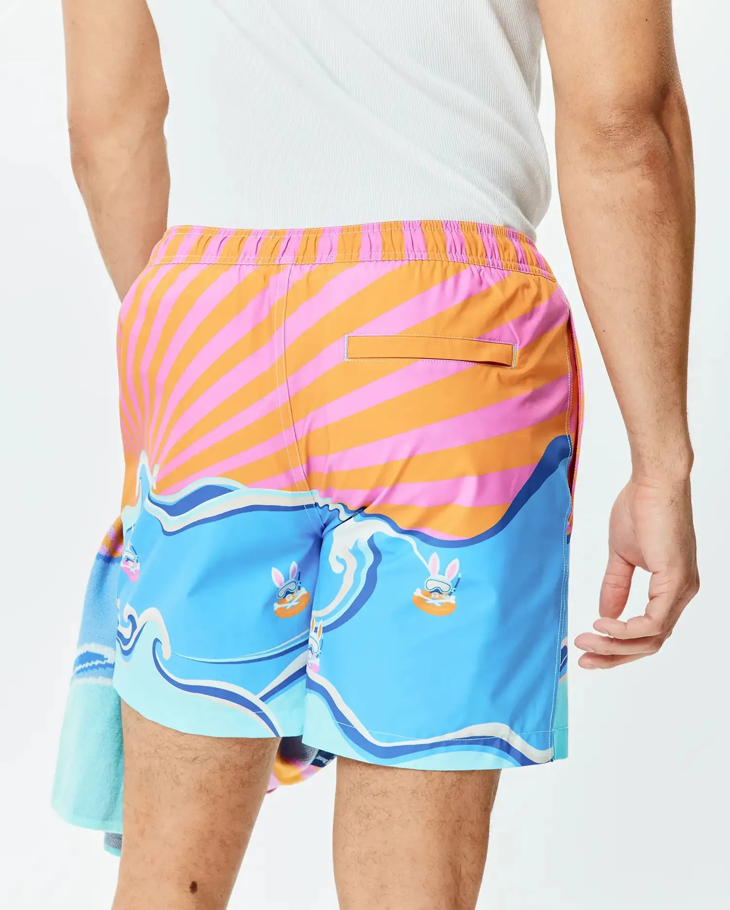 MENS RAY SWIM TRUNK 6" - MB1000083 sold by Psycho Bunny product image thumbnail 3