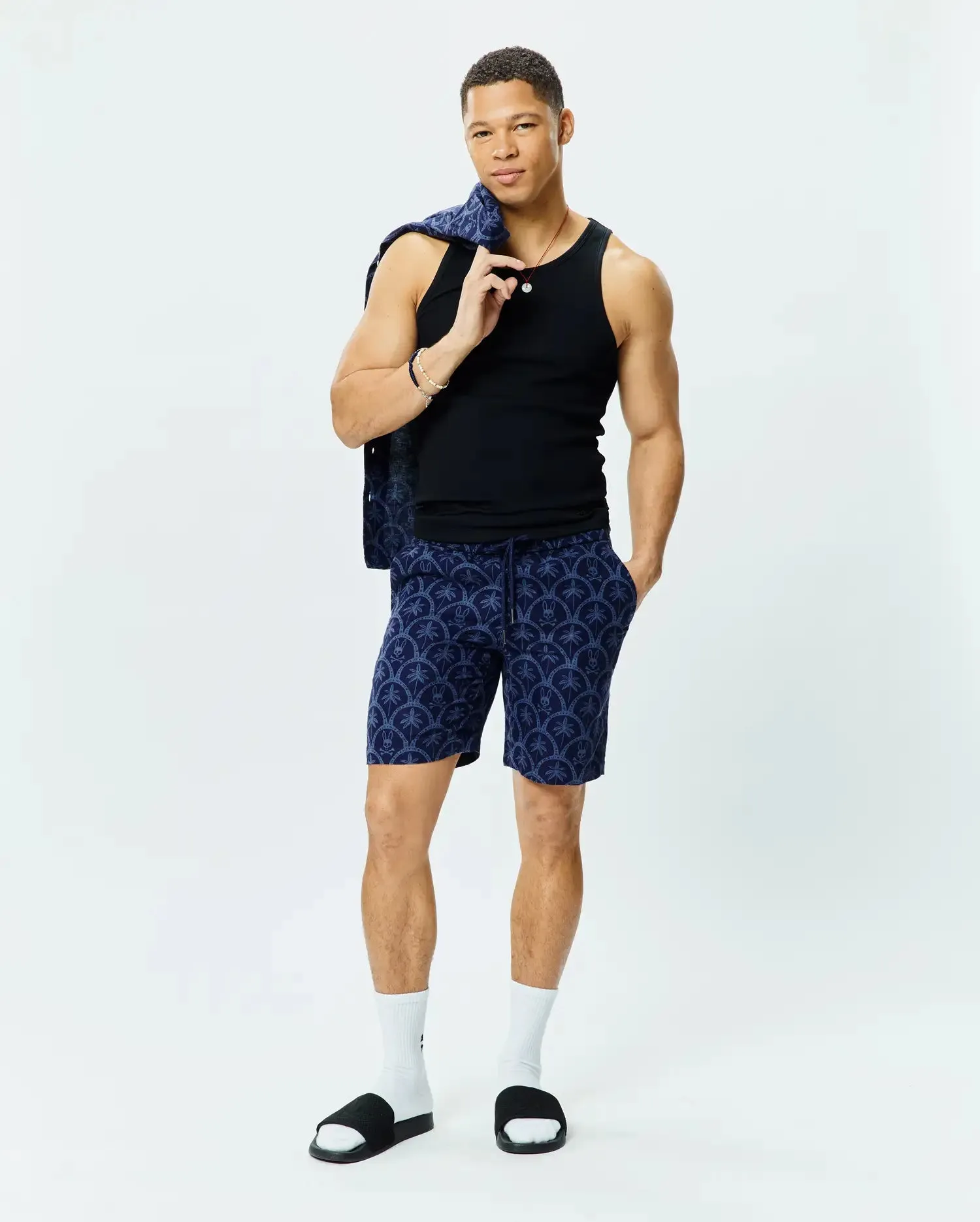 MENS BRAD LINEN SHORT 8 1/2" - MB0700017 sold by Psycho Bunny product image thumbnail 4