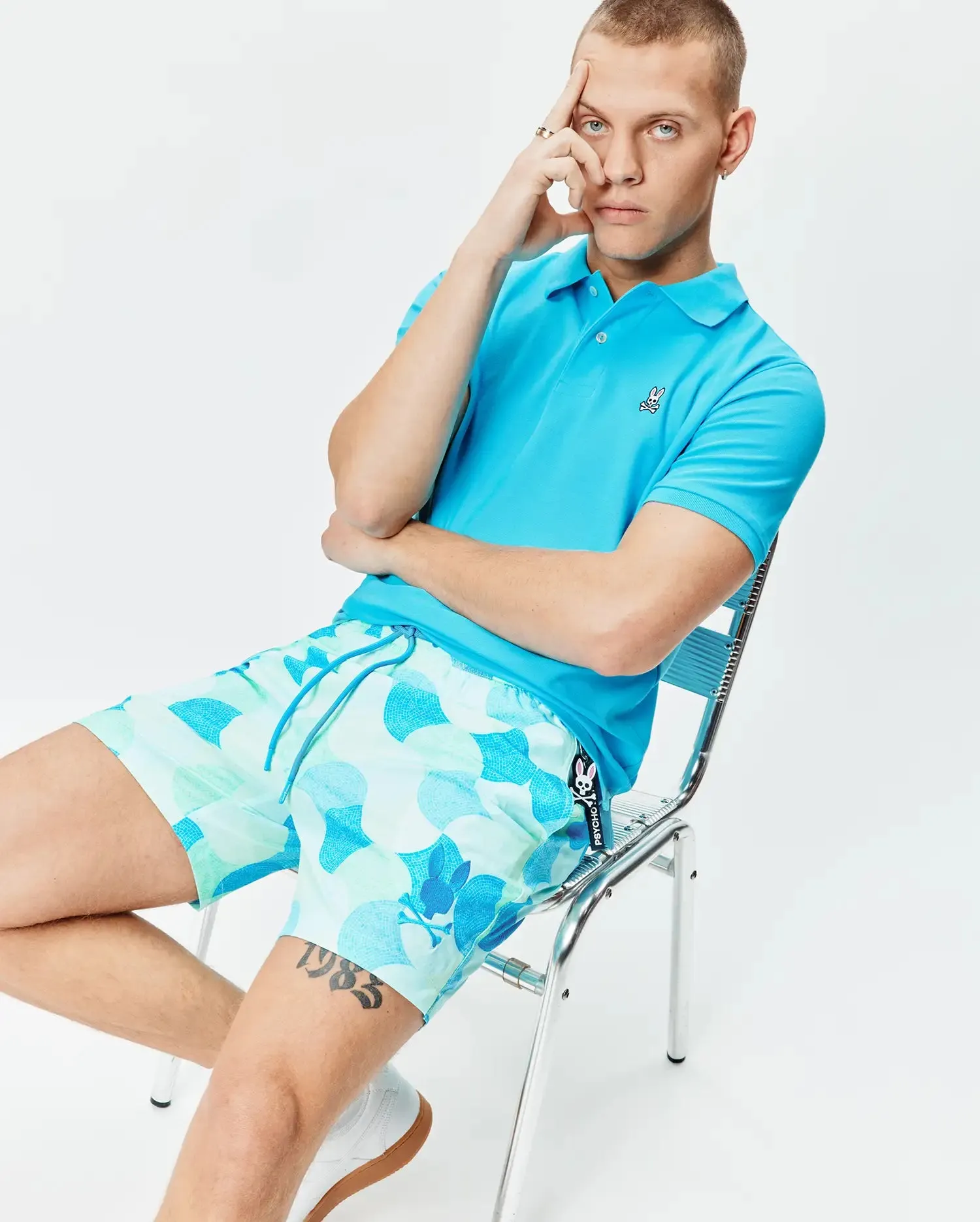MENS ETHAN SWIM TRUNK 6" - MB1000080 sold by Psycho Bunny product image thumbnail 3
