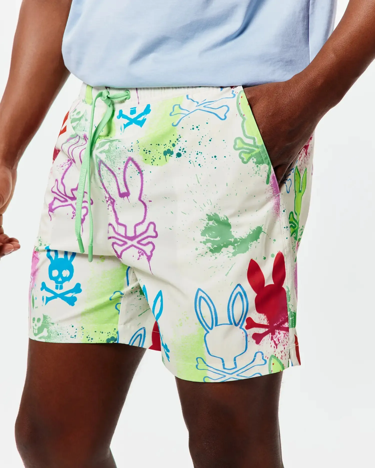 MENS QUINTIN SWIM TRUNK - MB1000091 sold by Psycho Bunny product image thumbnail 3