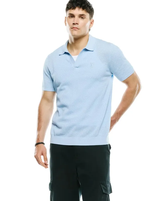 MENS DEVON KNIT POLO - MT0100169 made by Psycho Bunny