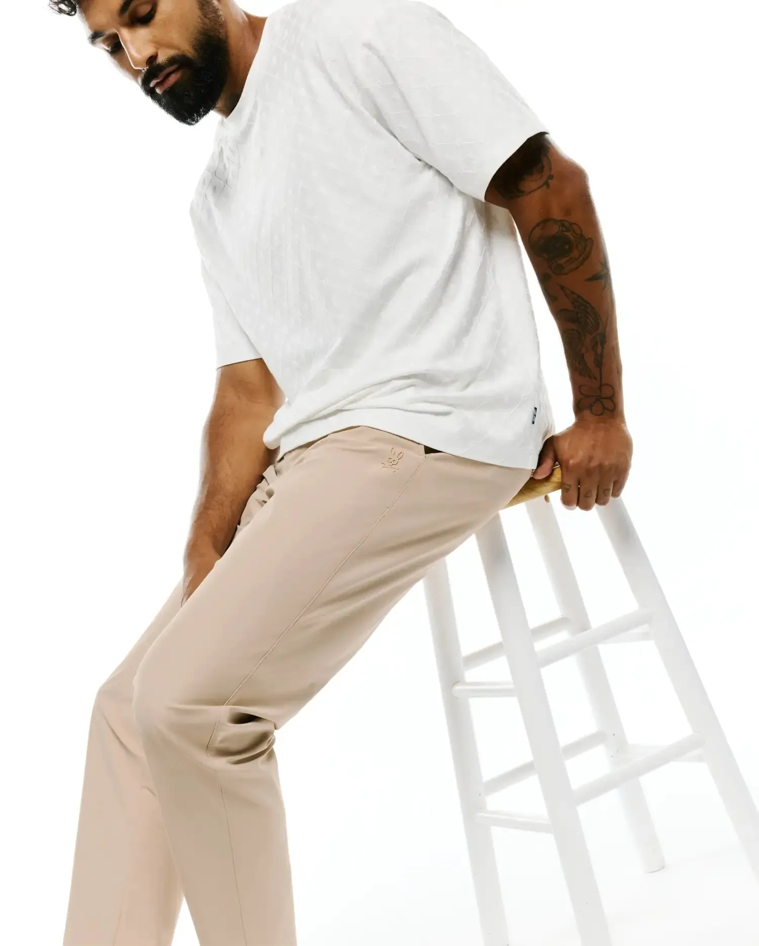 MENS EDWARD 10K TAPERED PERFORMANCE PANT - MB0600040 sold by Psycho Bunny product image thumbnail 4