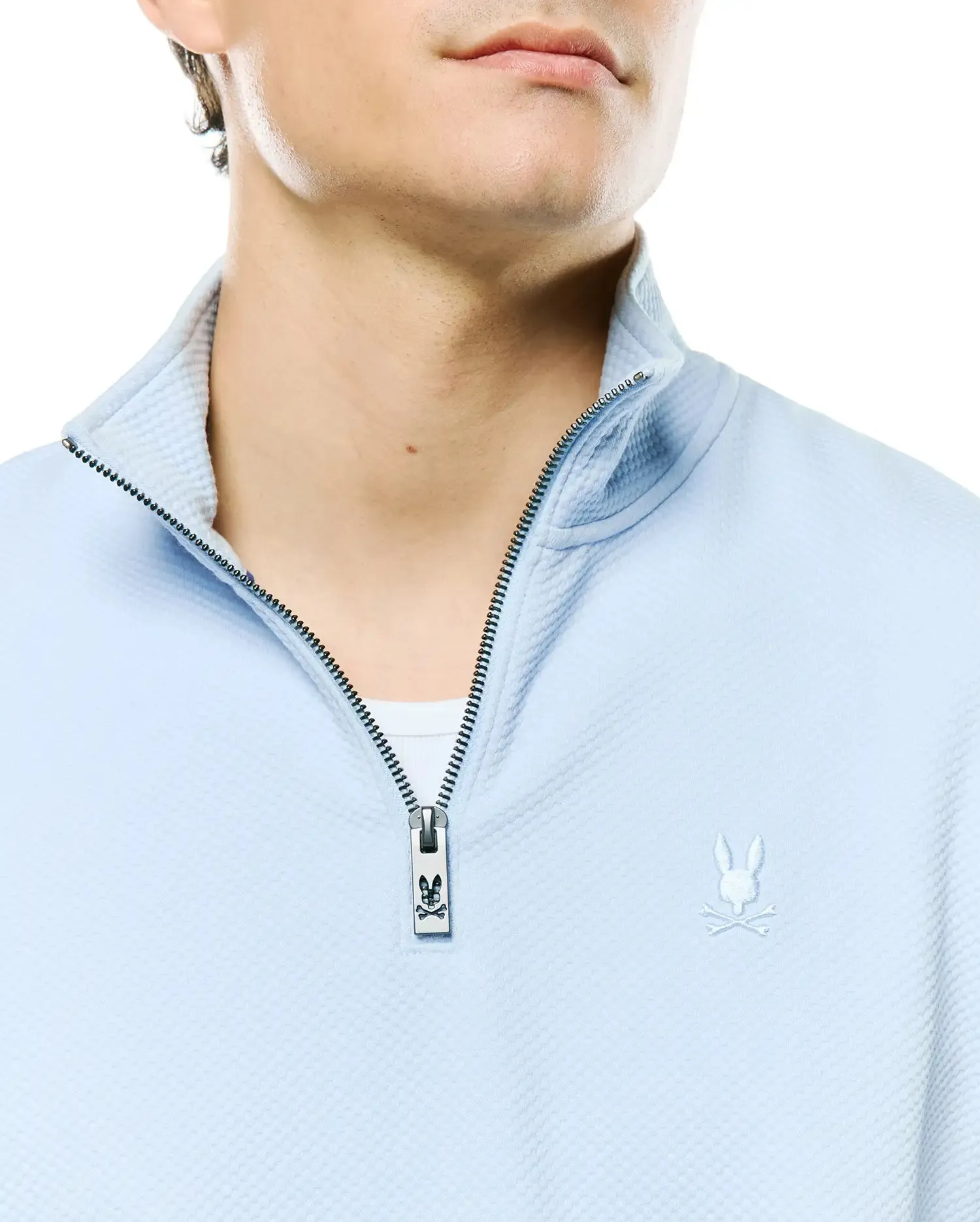 MENS MARC QUARTER-ZIP SWEATSHIRT - MT0500245 sold by Psycho Bunny product image thumbnail 3