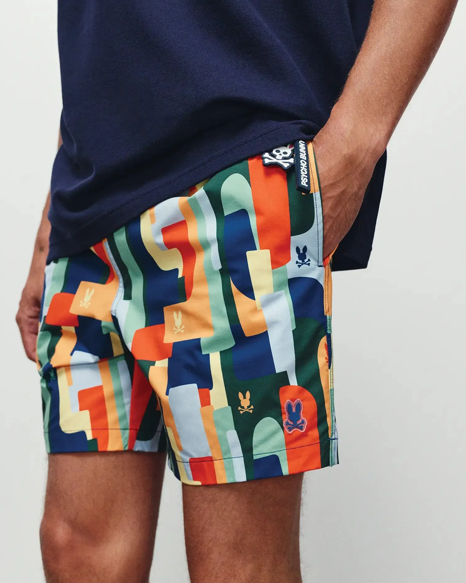 MENS WES ALL-OVER PRINT SWIM TRUNKS - MB1000113 sold by Psycho Bunny product image thumbnail 2