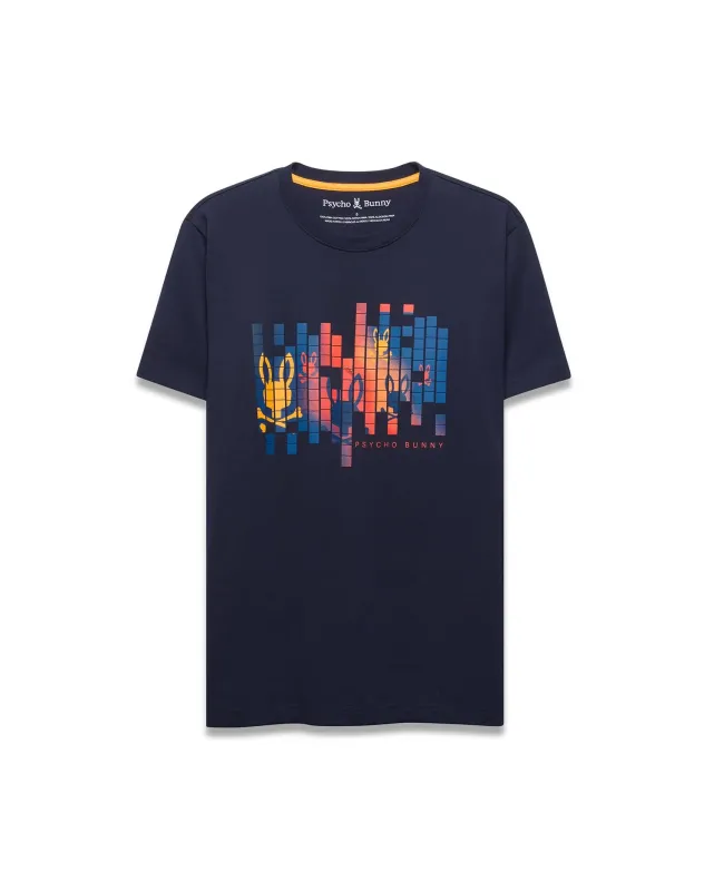 MENS ZANDER PIMA COTTON GRAPHIC TEE - MT0200373 made by Psycho Bunny