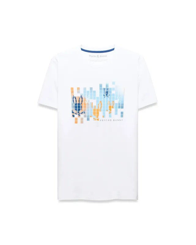 MENS ZANDER PIMA COTTON GRAPHIC TEE - MT0200373 made by Psycho Bunny