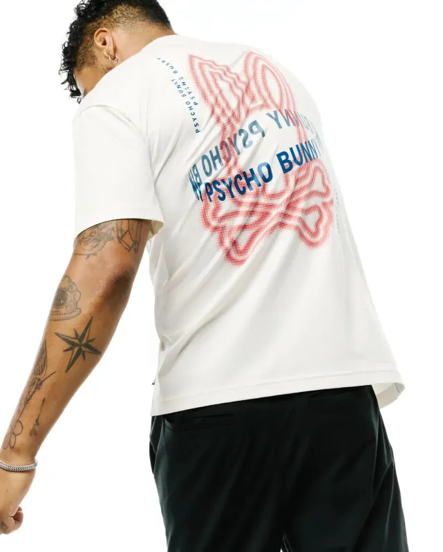 MENS ALEX PIMA COTTON BACK GRAPHIC TEE - MT0200372 made by Psycho Bunny
