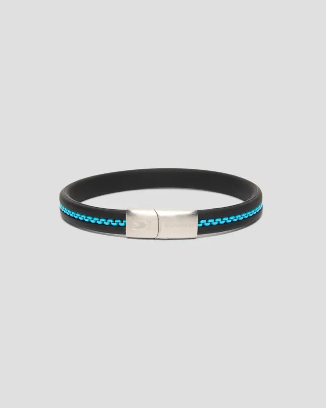 MENS LINK RUBBER BRACELET - MO1700051 made by Psycho Bunny