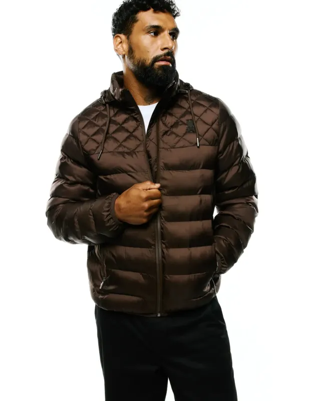 MENS EMERIK HOODED PUFFER JACKET - MO1100062 made by Psycho Bunny