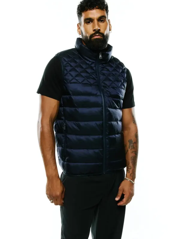 MENS EMERIK QUILTED PUFFER VEST - MO1100063 made by Psycho Bunny