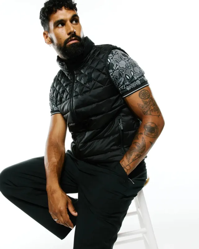 MENS EMERIK QUILTED PUFFER VEST - MO1100063 made by Psycho Bunny