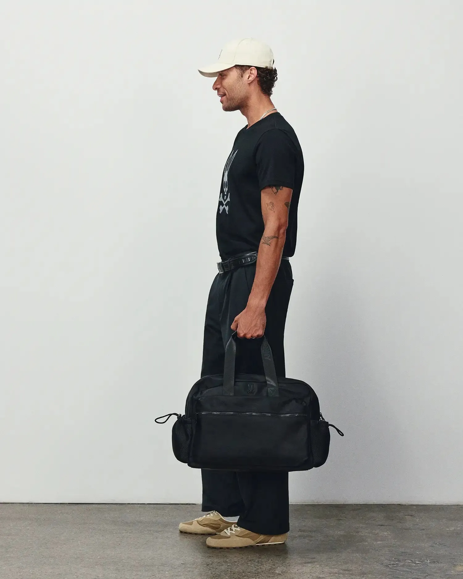 MENS NYLON WEEKENDER DUFFLE BAG - MO2400147 sold by Psycho Bunny product image thumbnail 2