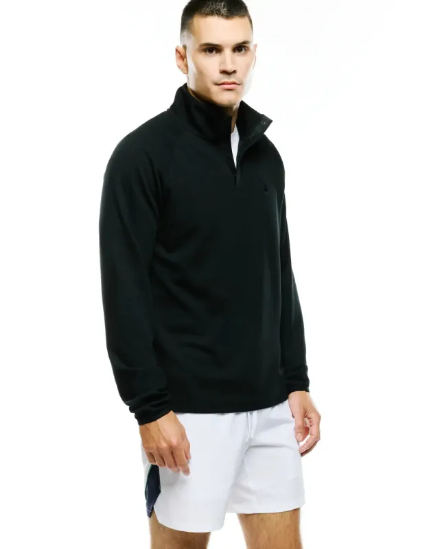 MEN'S TOMAS WAFFLE MOCK NECK FLEECE - MT0500321 made by Psycho Bunny