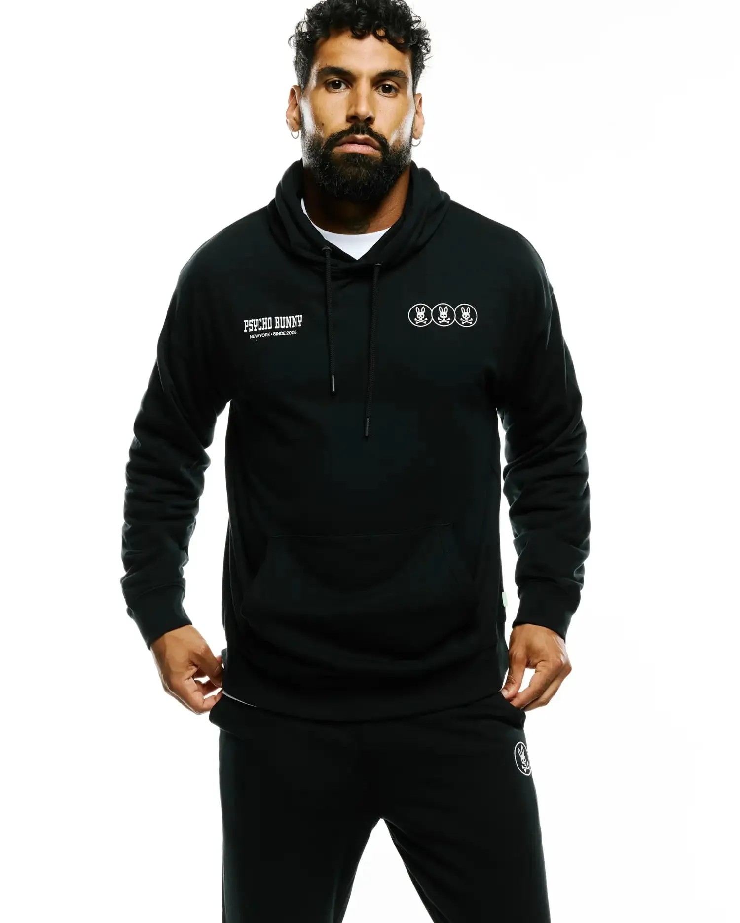 MEN'S NATHANIEL OVERSIZED HOODIE - MT0500312 sold by Psycho Bunny