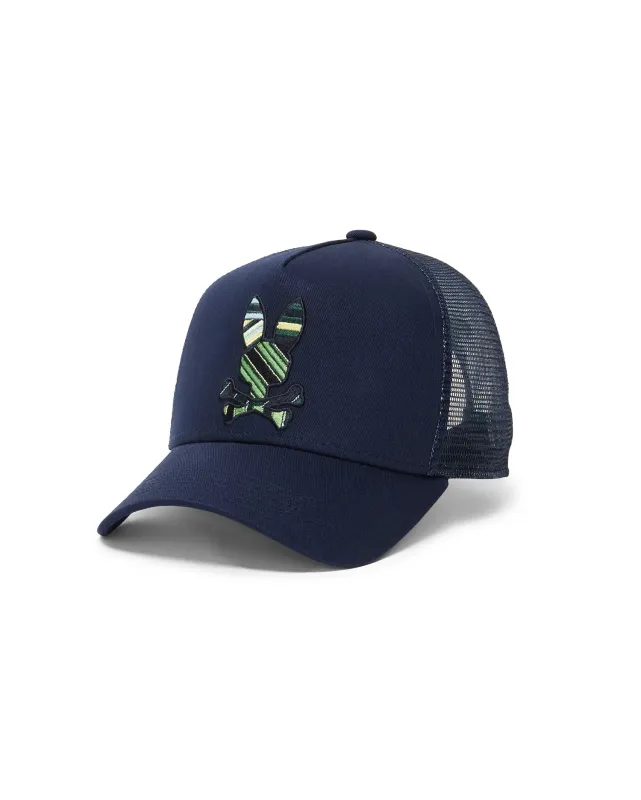 MEN'S DREW TRUCKER CAP - MO1500129 made by Psycho Bunny