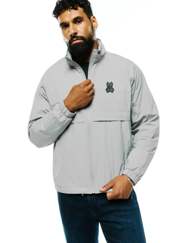 MENS JAVIER NYLON WINDBREAKER JACKET - MO1100087 made by Psycho Bunny