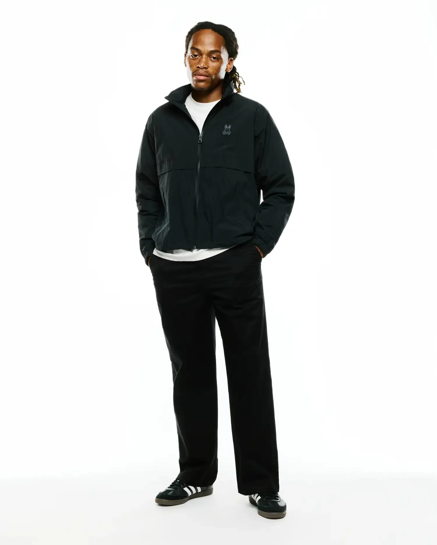 MENS JAVIER NYLON WINDBREAKER JACKET - MO1100087 sold by Psycho Bunny product image thumbnail 4
