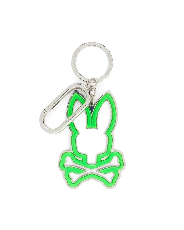 RESIN METAL BUNNY KEYCHAIN - MO2400120 made by Psycho Bunny