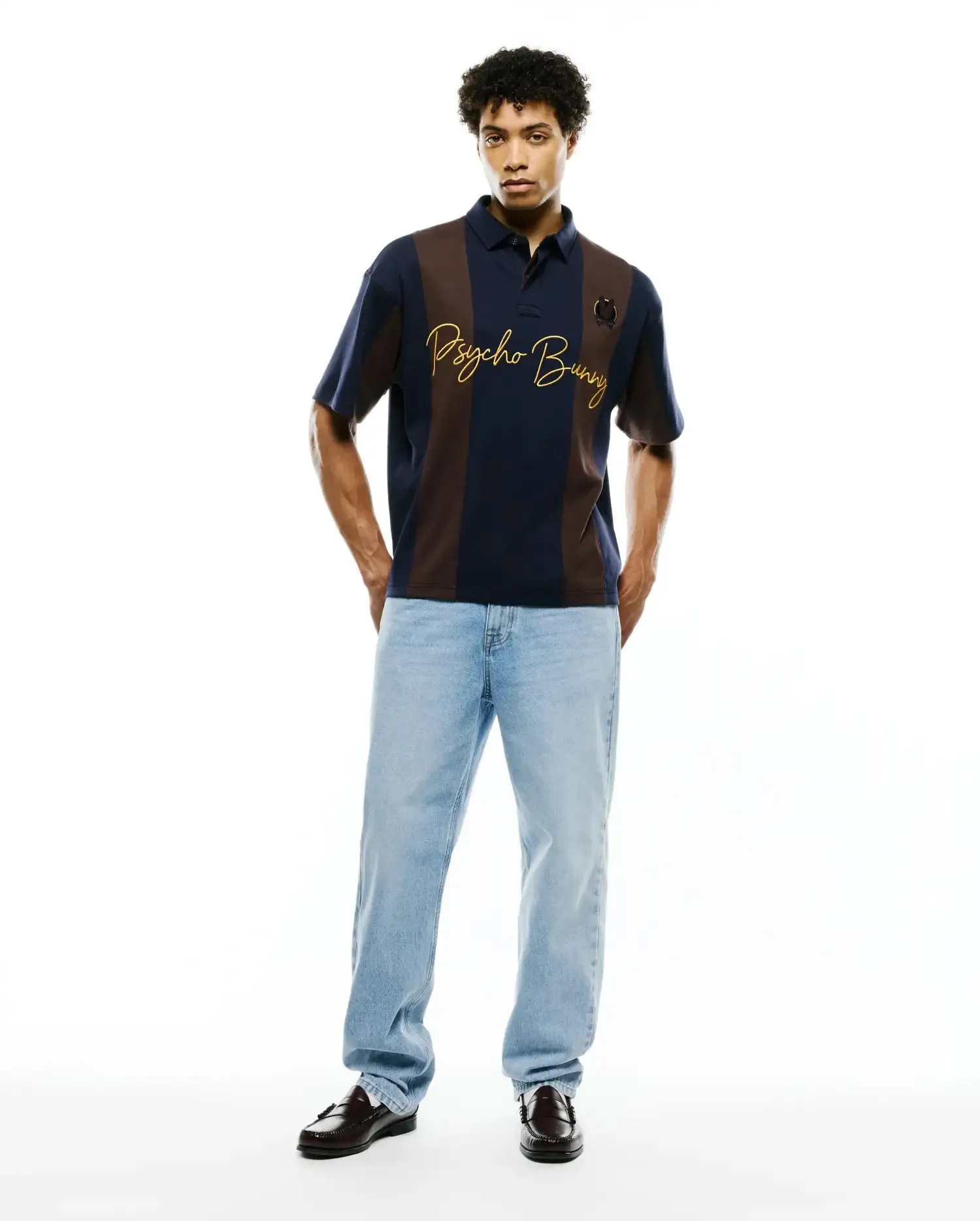 MEN'S CHAD OVERSIZED STRIPED POLO - MT0100251 sold by Psycho Bunny product image thumbnail 4