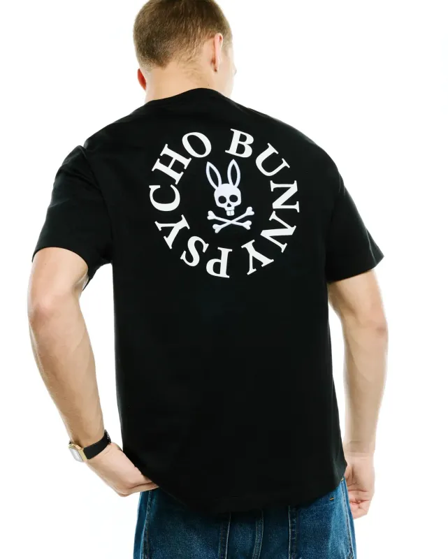 MENS OLEK RELAXED BACK GRAPHIC TEE - MT0200437 made by Psycho Bunny