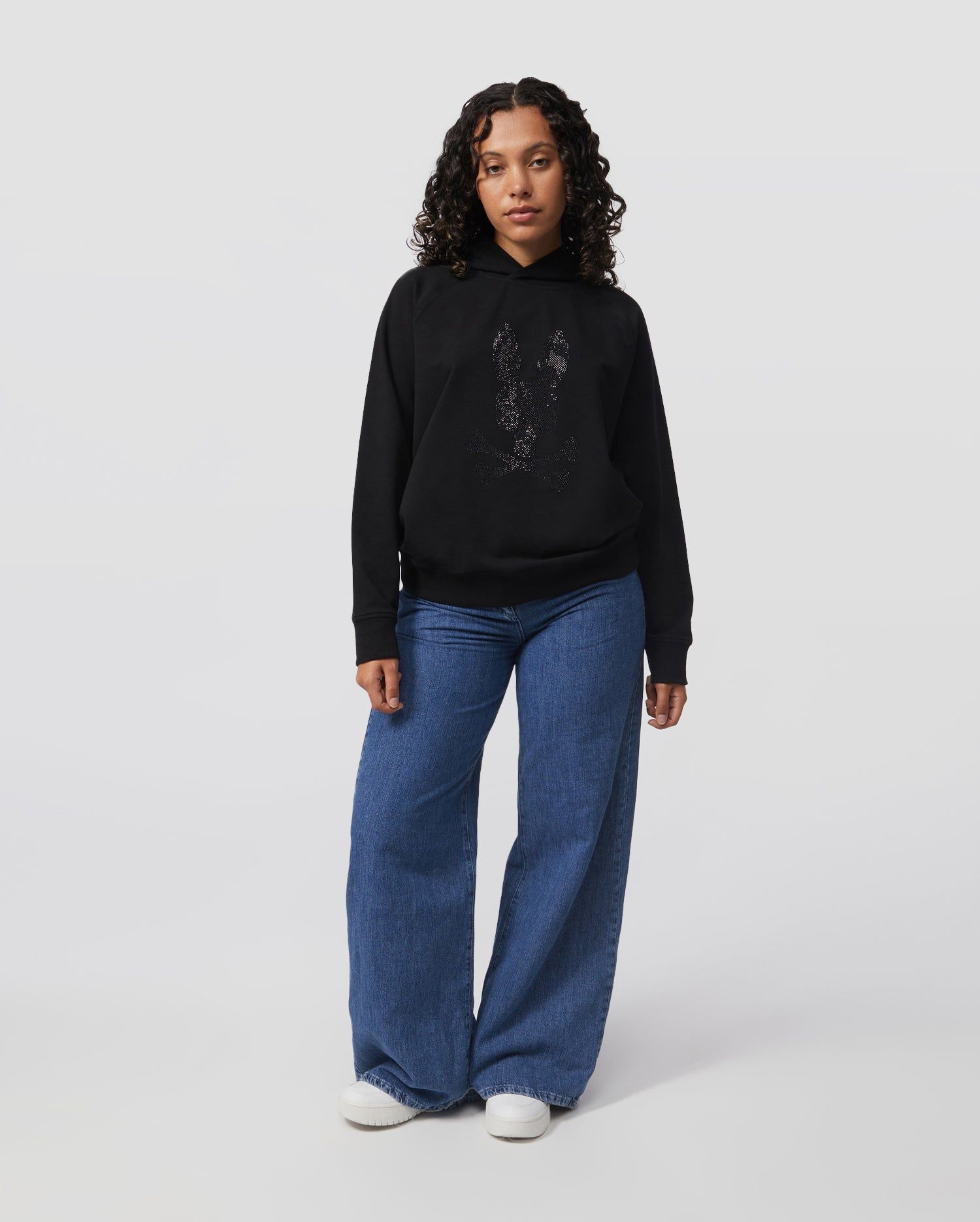 WOMENS GALENA CRYSTAL BUNNY HOODIE - B2H178W1FT sold by Psycho Bunny product image thumbnail 5