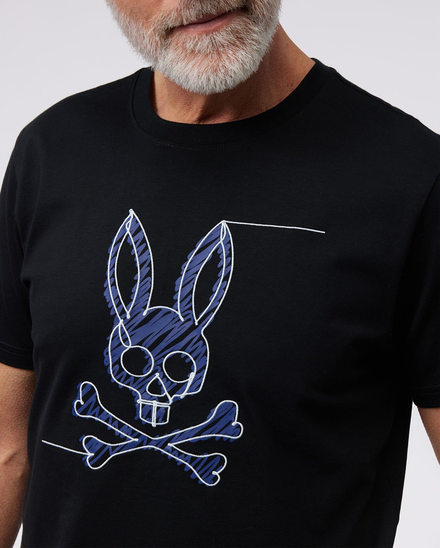 MENS HERO BUNNY GRAPHIC TEE - B6U857X1PC sold by Psycho Bunny product image thumbnail 3