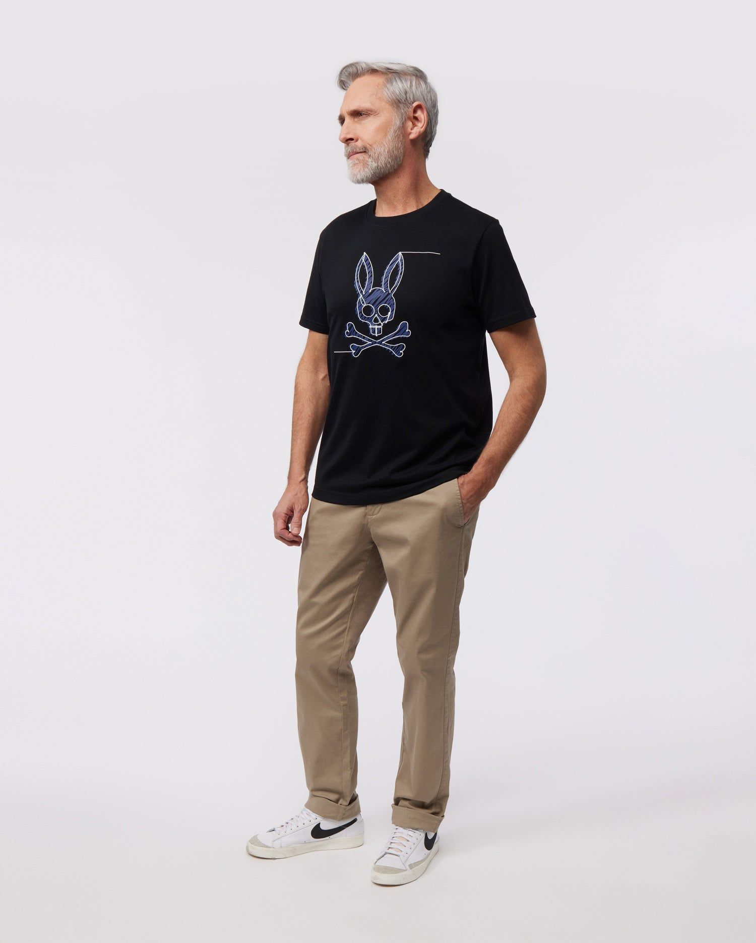 MENS HERO BUNNY GRAPHIC TEE - B6U857X1PC sold by Psycho Bunny product image thumbnail 5